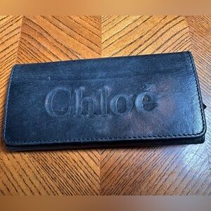Chloé Black Leather Wallet